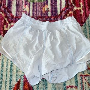 Light Blue Lululemon Hotty Hot Short